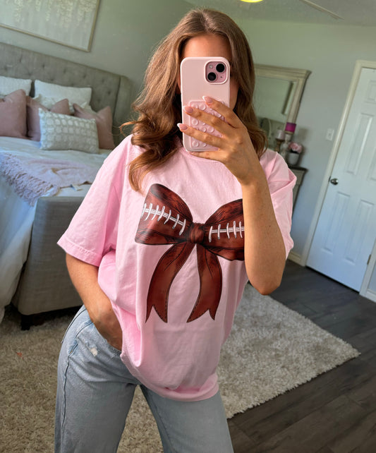 Pink Football T-Shirt