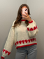 Holly Jolly Sweater- Ivory/Red